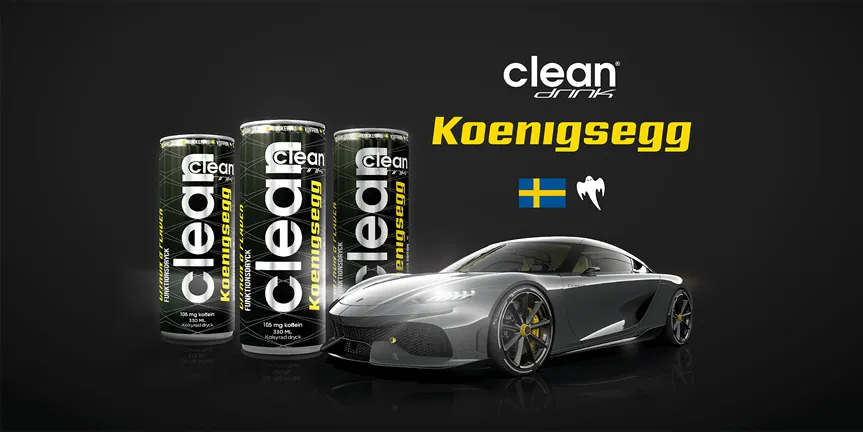 Clean drink gasar på tillsammans med Koenigsegg